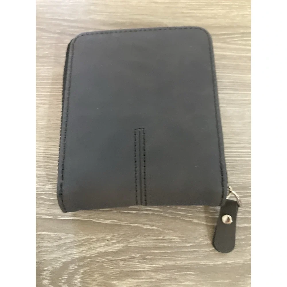 Dizorris Style Leather Men's Wallet Color Blackish Gray